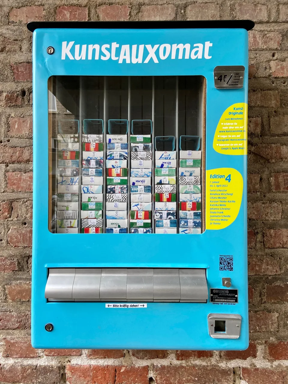 Kunstauxomat am Augsburger Stadtmarkt
